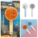 Komei Pets Brush Self Cleaning Slicker Brush Cat & Dog