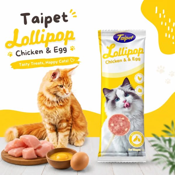 Taipet Lollipop Chicken & Egg 1.5g