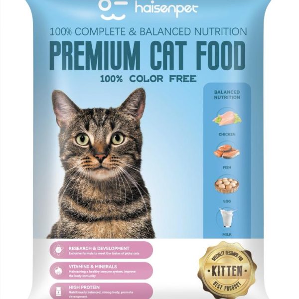 Haisenpet Chicken ,Fish,Egg,Milk, Mix KItten 450gm