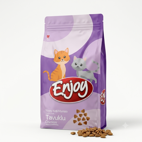 Enjoy Kitten Food With Chicken 2kg
