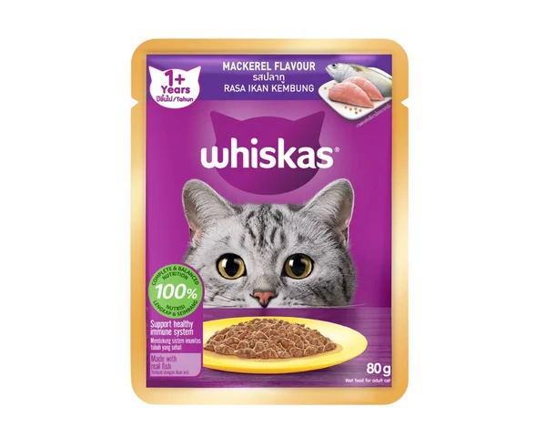 Whiskas Pouch 80gm (Adult)