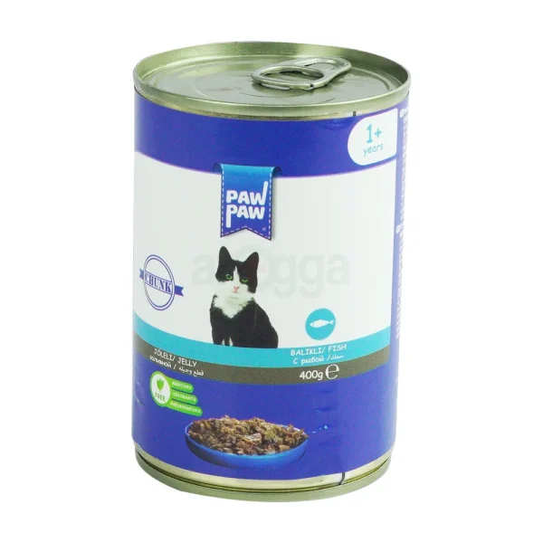 Paw Paw Can With Fish. Adult 400gm