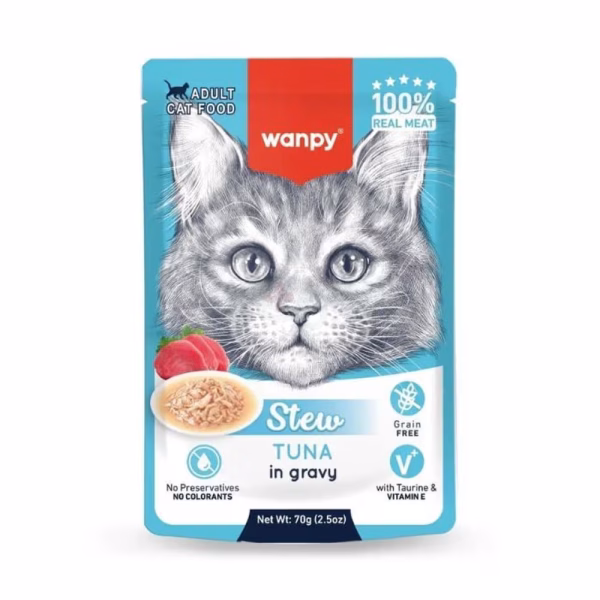 Wanpy Stew  Tuna in Gravy (Adult)70gm