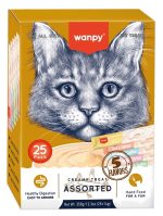Wanpy Cat Creamy Lickable Treat Assorted Flavour 14GX25 - Image 3