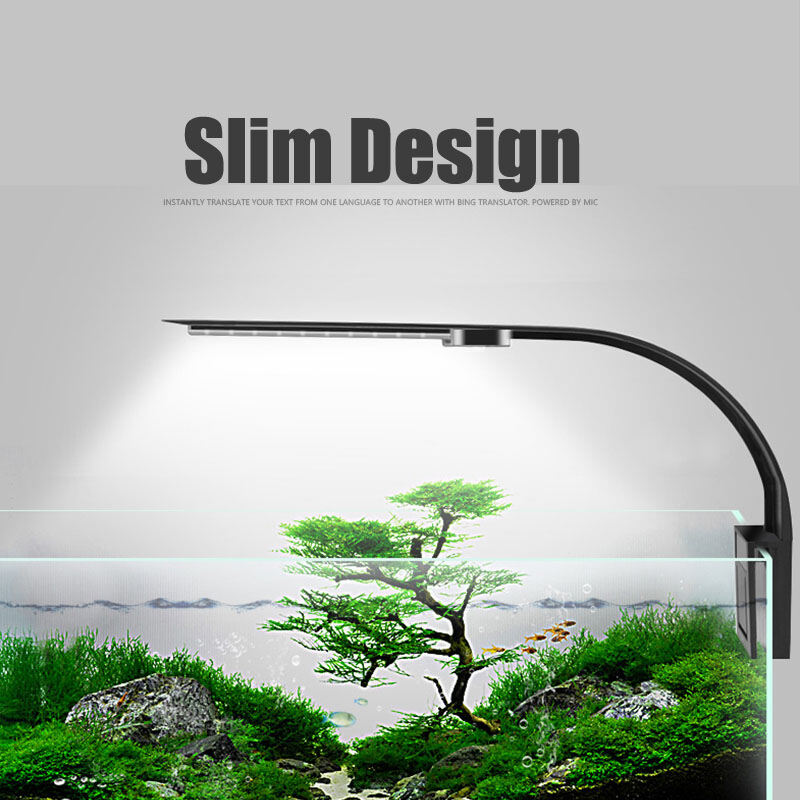 8052666132169680ed2ee1c511c3d663 Super Slim LED Aquarium Light Lighting plants Grow Light 5W/10W/15W Aquatic Plant Lighting Waterproof Clip-on Lamp For Fish Tank - Image 1