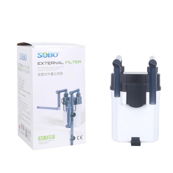 SOBO SF-150F (Mini) External Small Canister Filter (Suits Upto 2 Feet Tank) for Aquarium Fish Tank | Power : 4W | Output : 260L/H