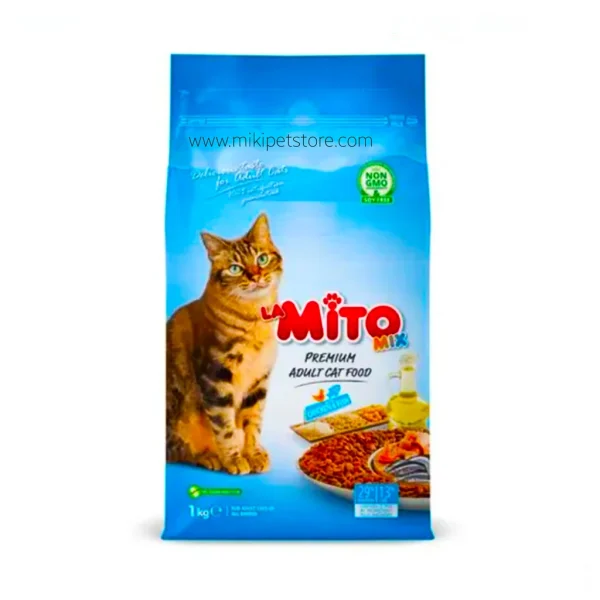 La Mito Mix Premium Adult Cat Food Chicken & Fish 1kg